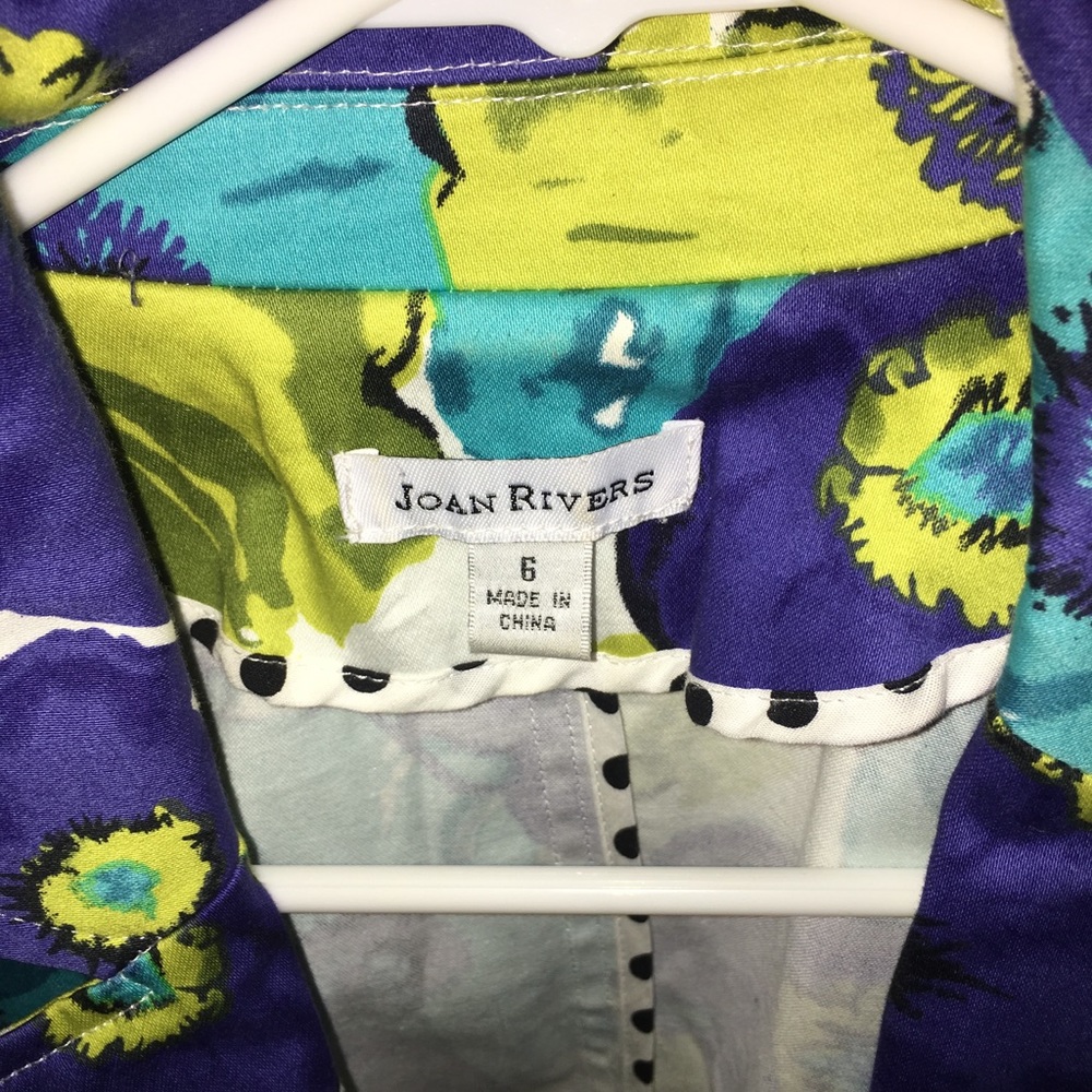 Joan Rivers Spring Flower jacket !!🌸 - Picture 3 of 3